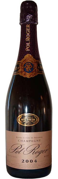 2004 Pol Roger Champagne Rosé Extra Cuvée de Réserve