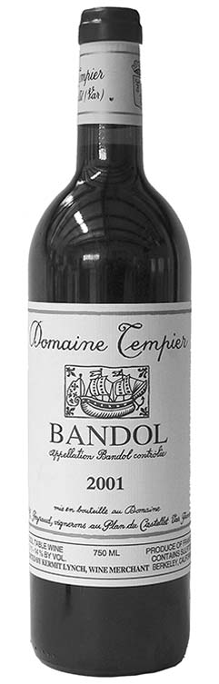 2001 Domaine Tempier Bandol Cuvée Classique
