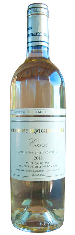 2012 Clos Sainte Magdeleine Cassis Blanc