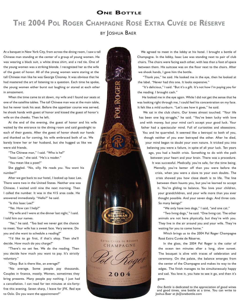 2004 Pol Roger Champagne Rosé Extra Cuvée de Réserve
